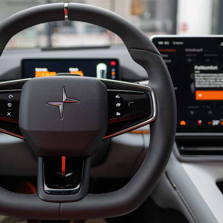 Polestar Steering Dashboard